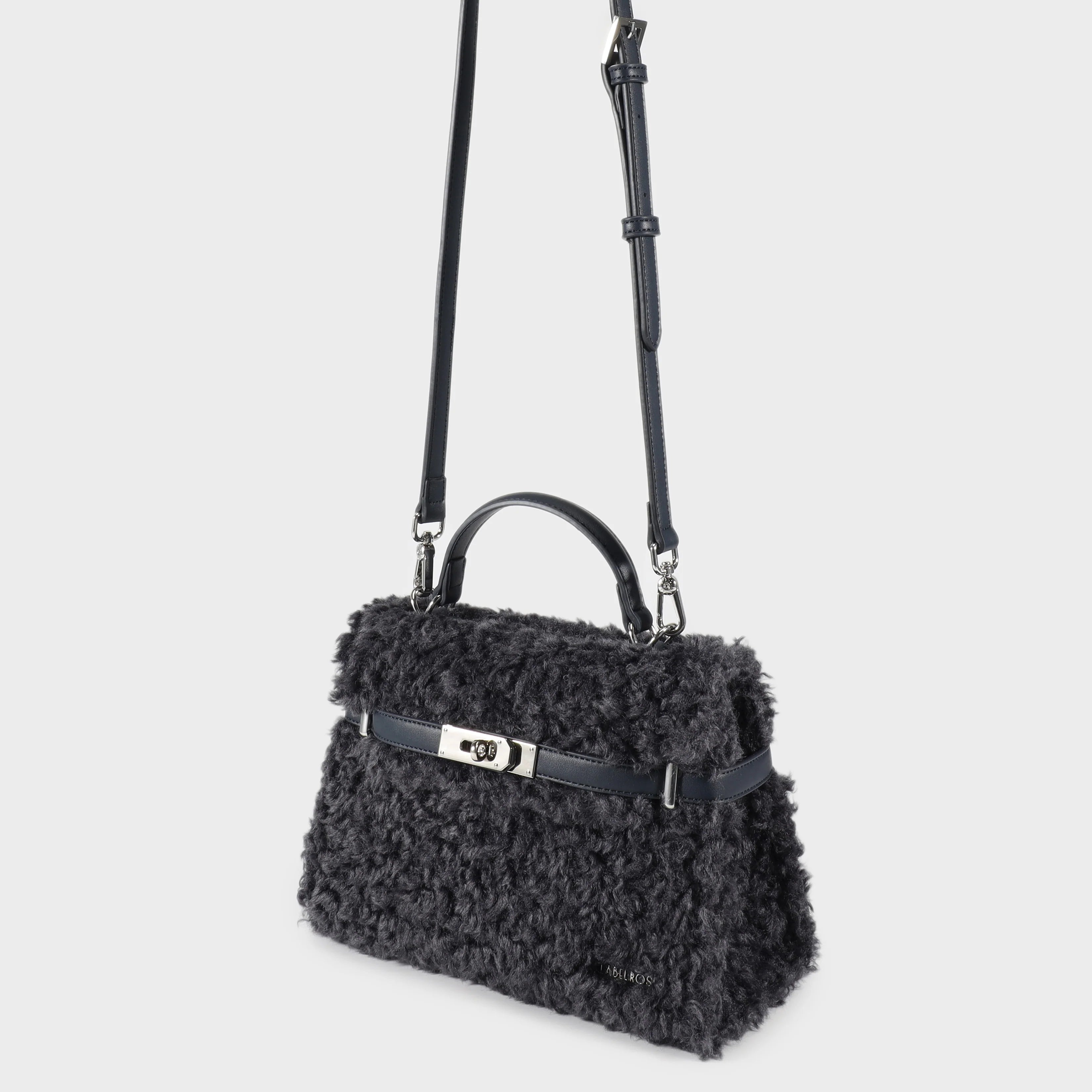 Label Rose Borsa a mano GRACE TEDDY-NAVY