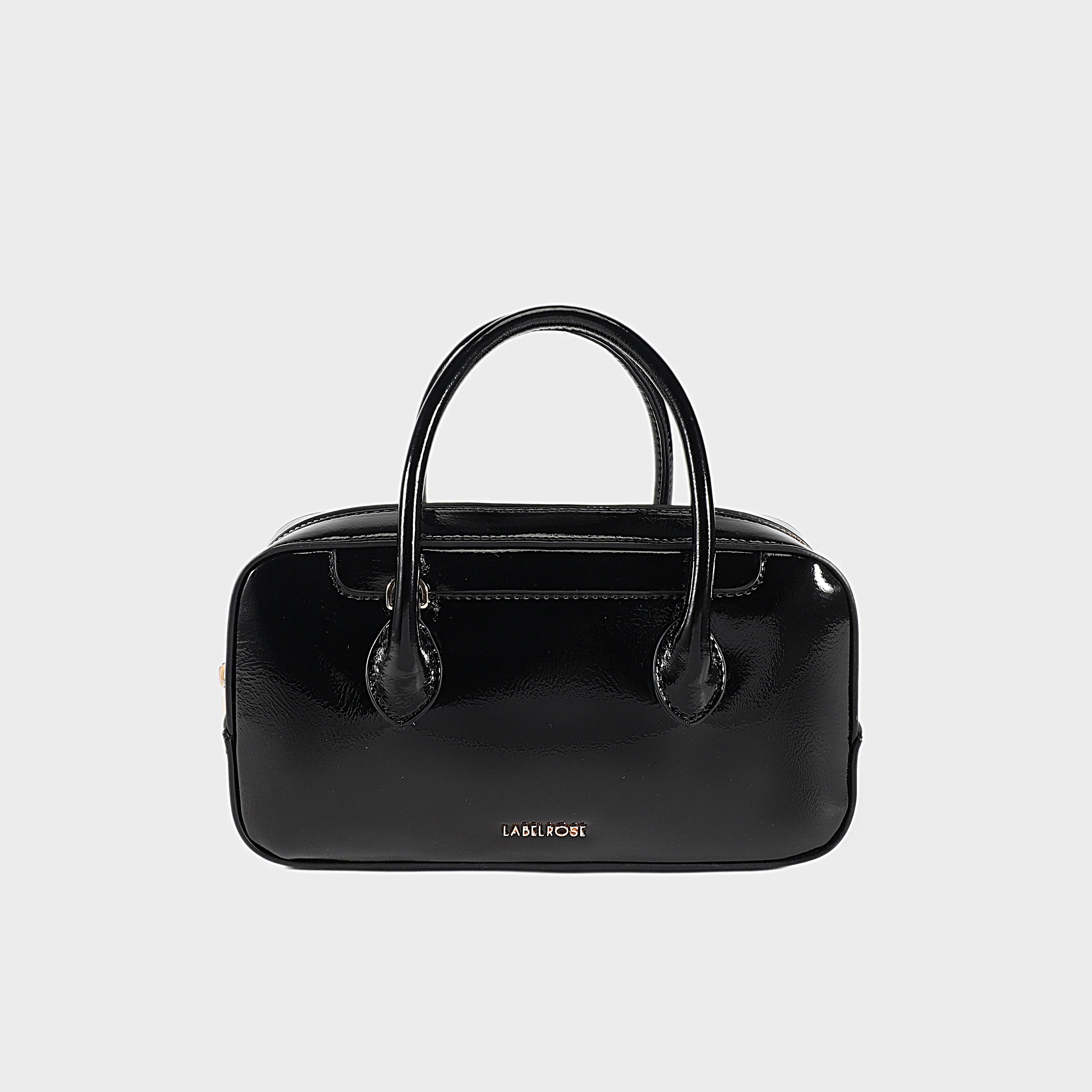 Label Rose Borsa a Mano Iris Black