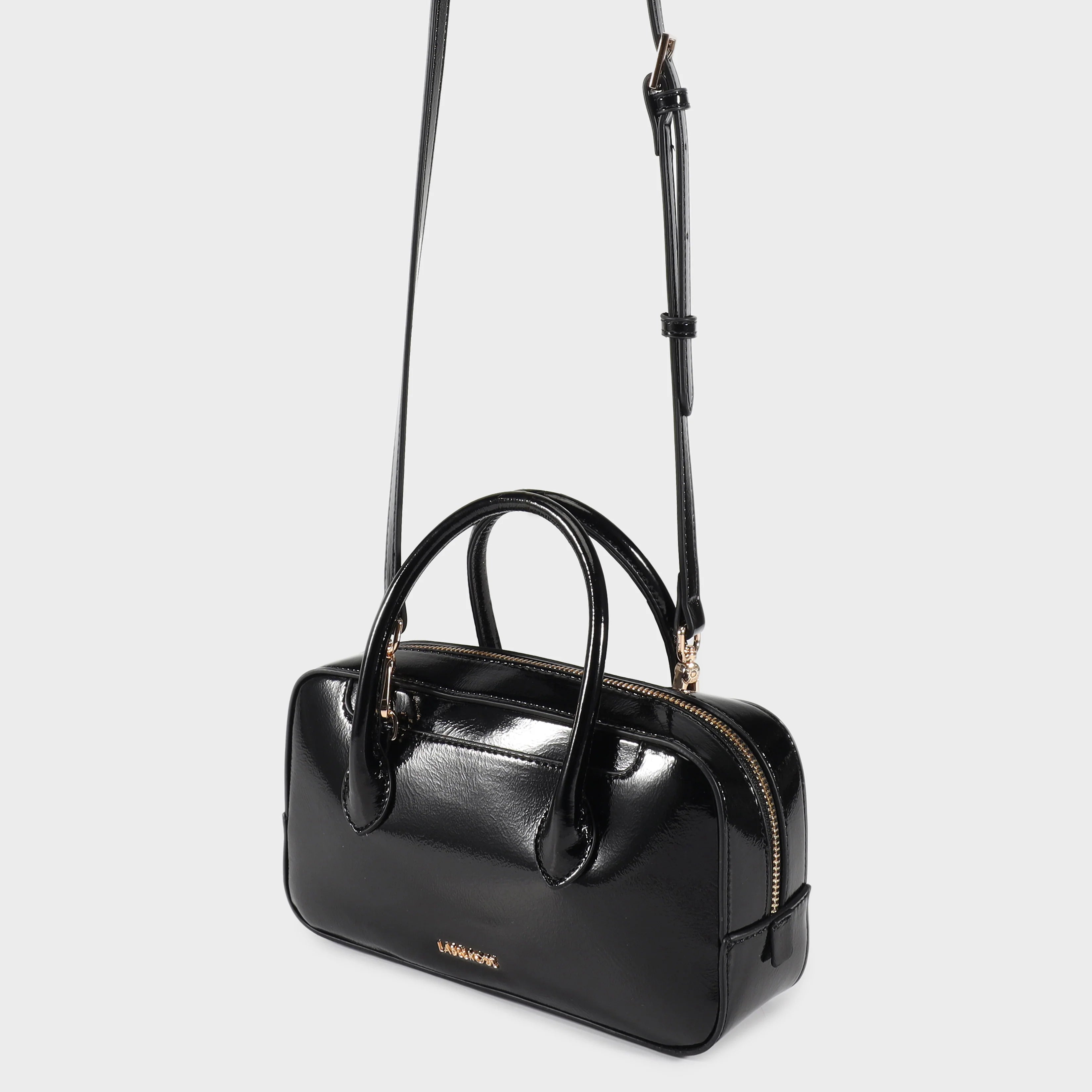 Label Rose Borsa a Mano Iris Black