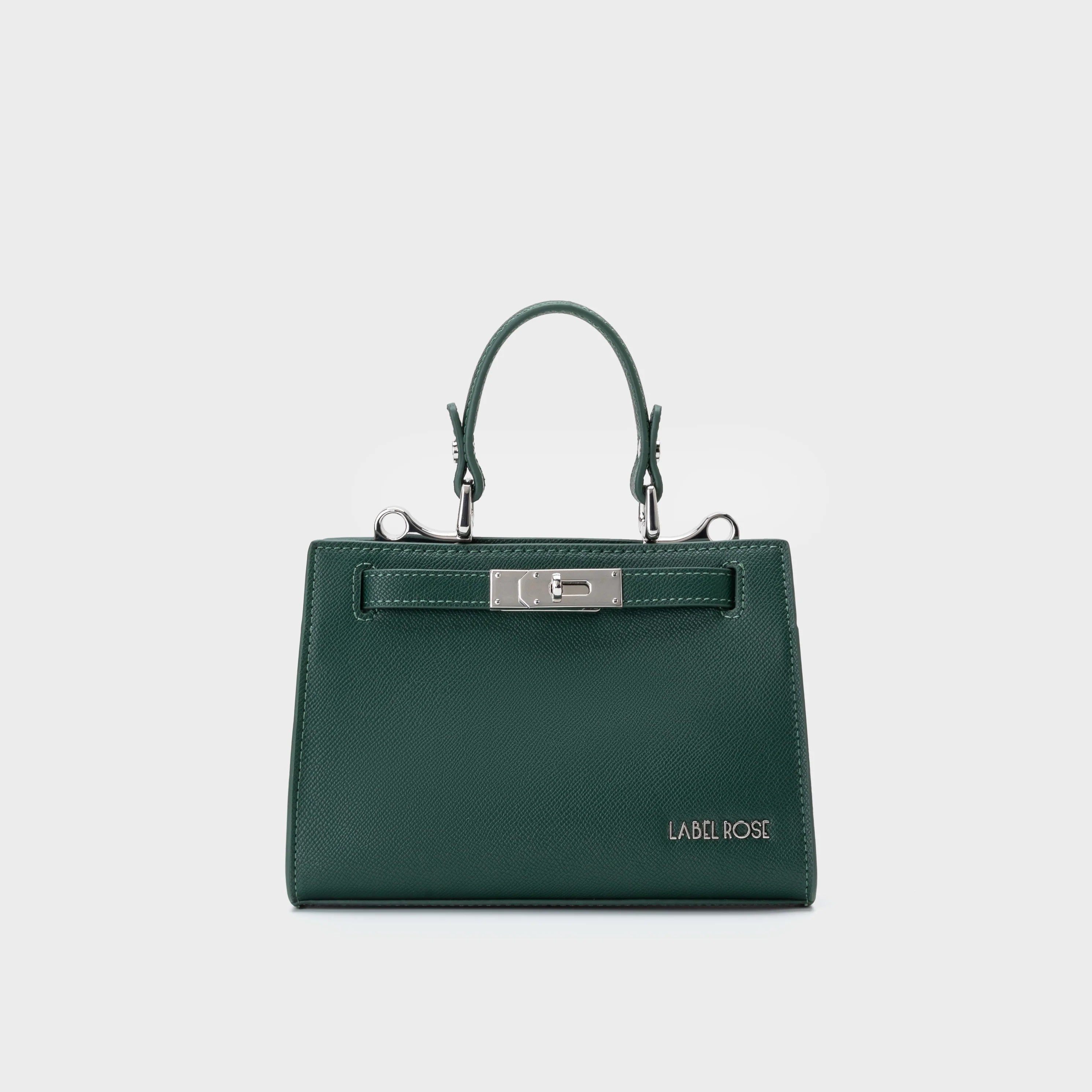 Label Rose Borsa a Mano Paris Mini verde