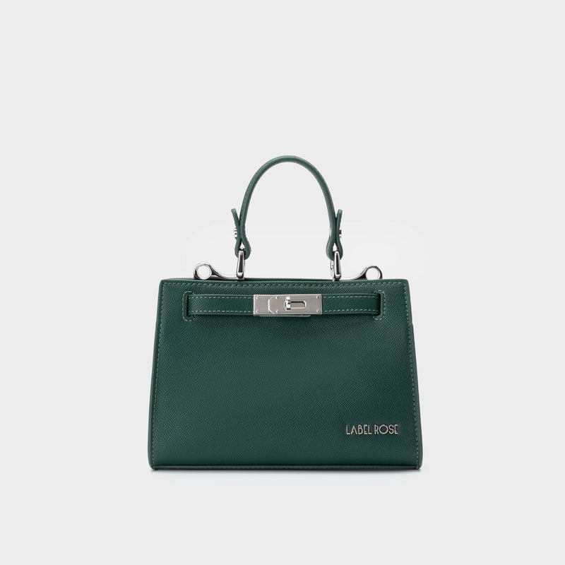 Label Rose Borsa a Mano Paris Mini verde