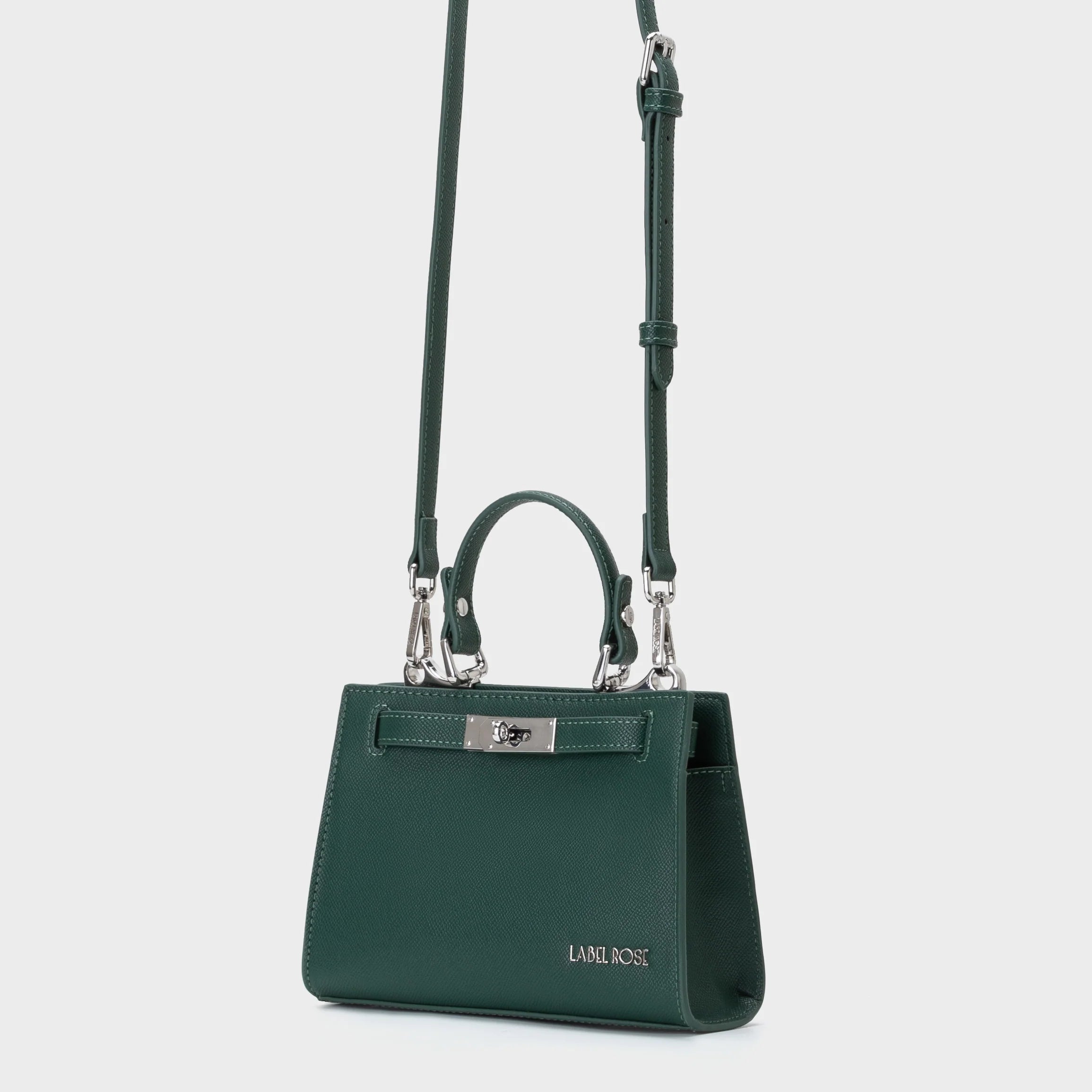 Label Rose Borsa a Mano Paris Mini verde