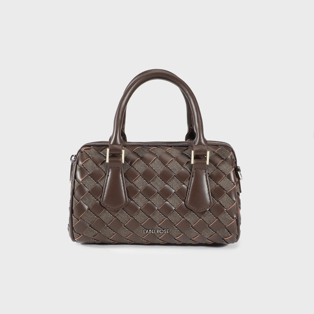 Label Rose Borsa a mano TWIST- BROWN