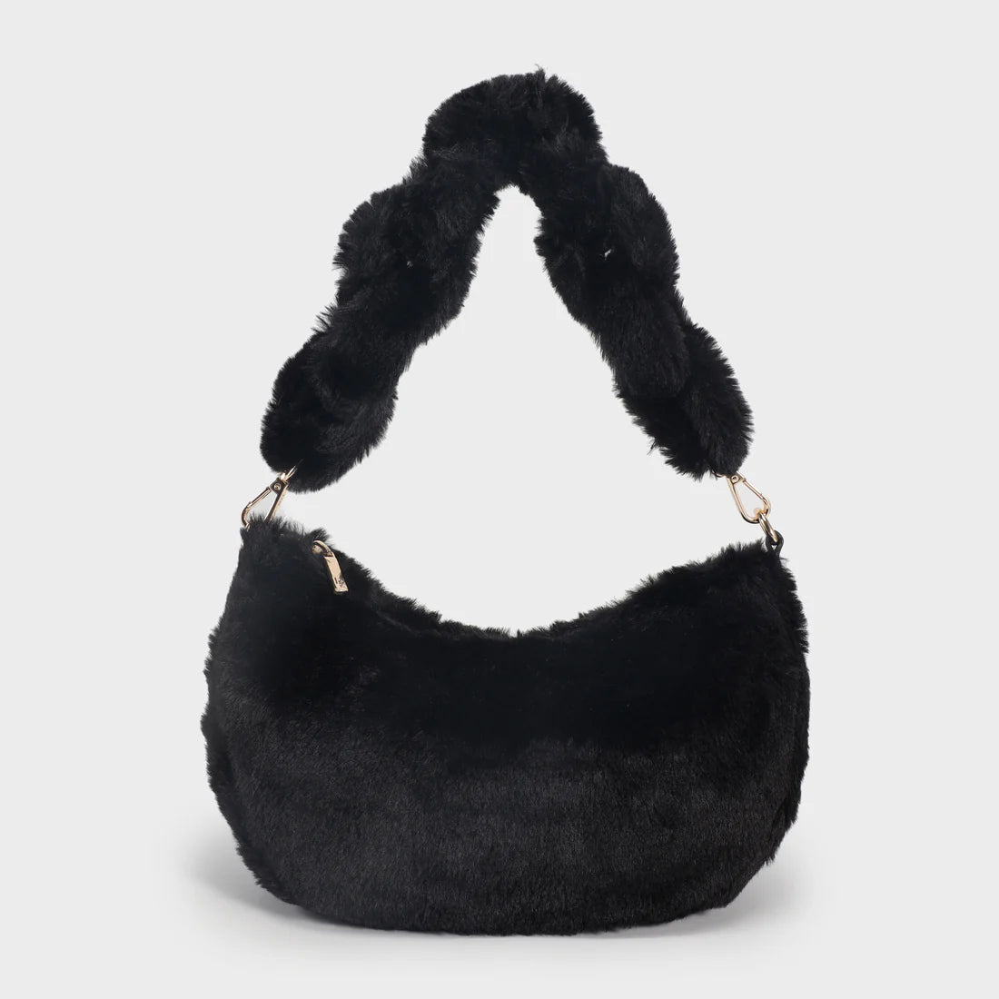 Label Rose Borsa in teddy CAMILLA - NERO