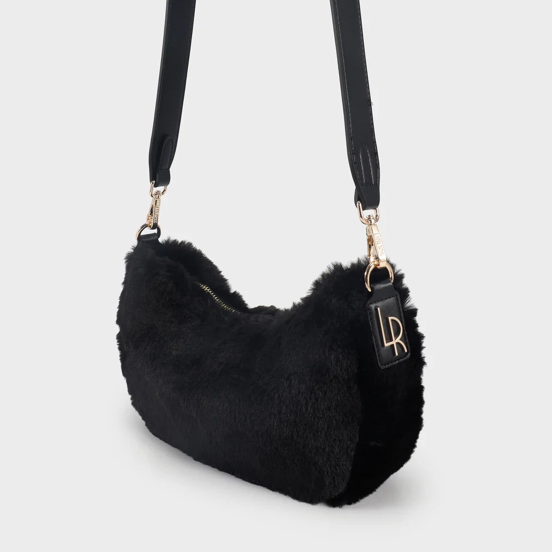 Label Rose Borsa in teddy CAMILLA - NERO