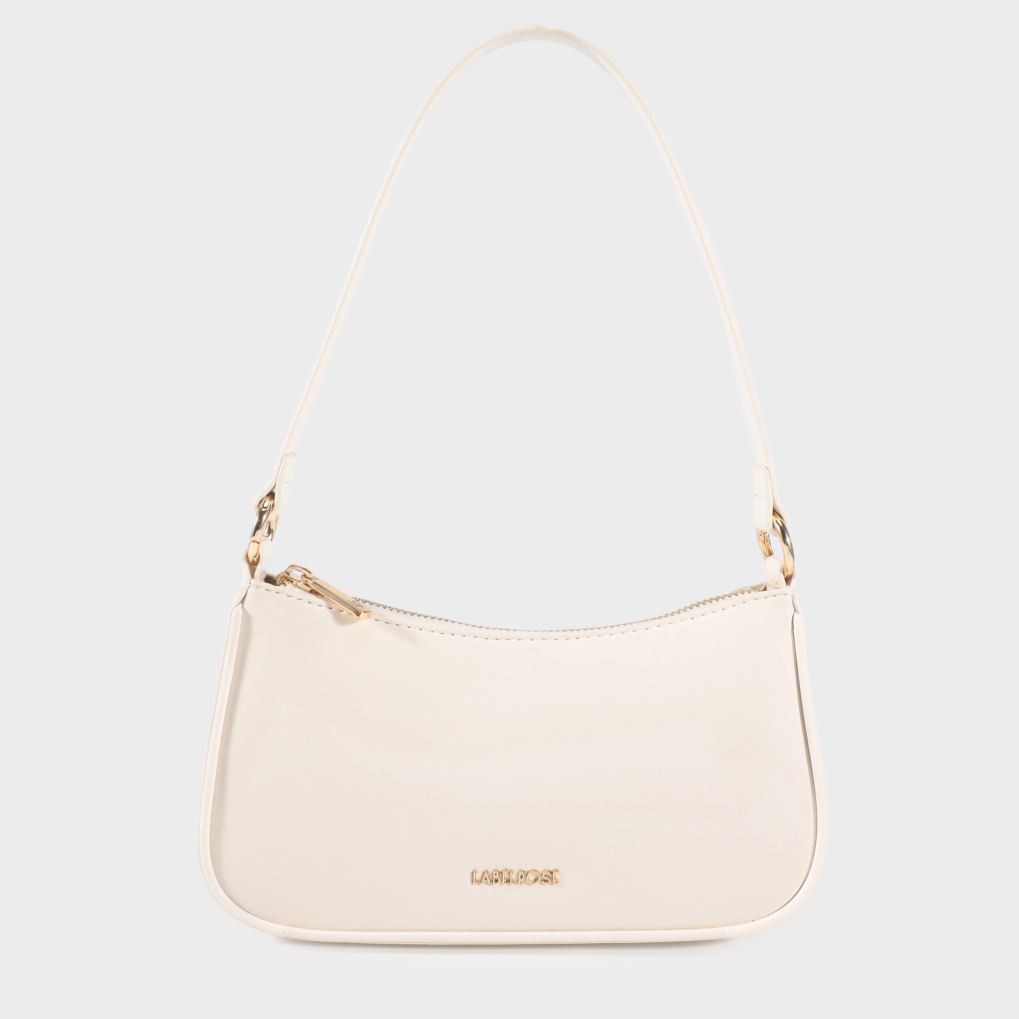 Label Rose Borsa a Spalla Emma Vernice Cream
