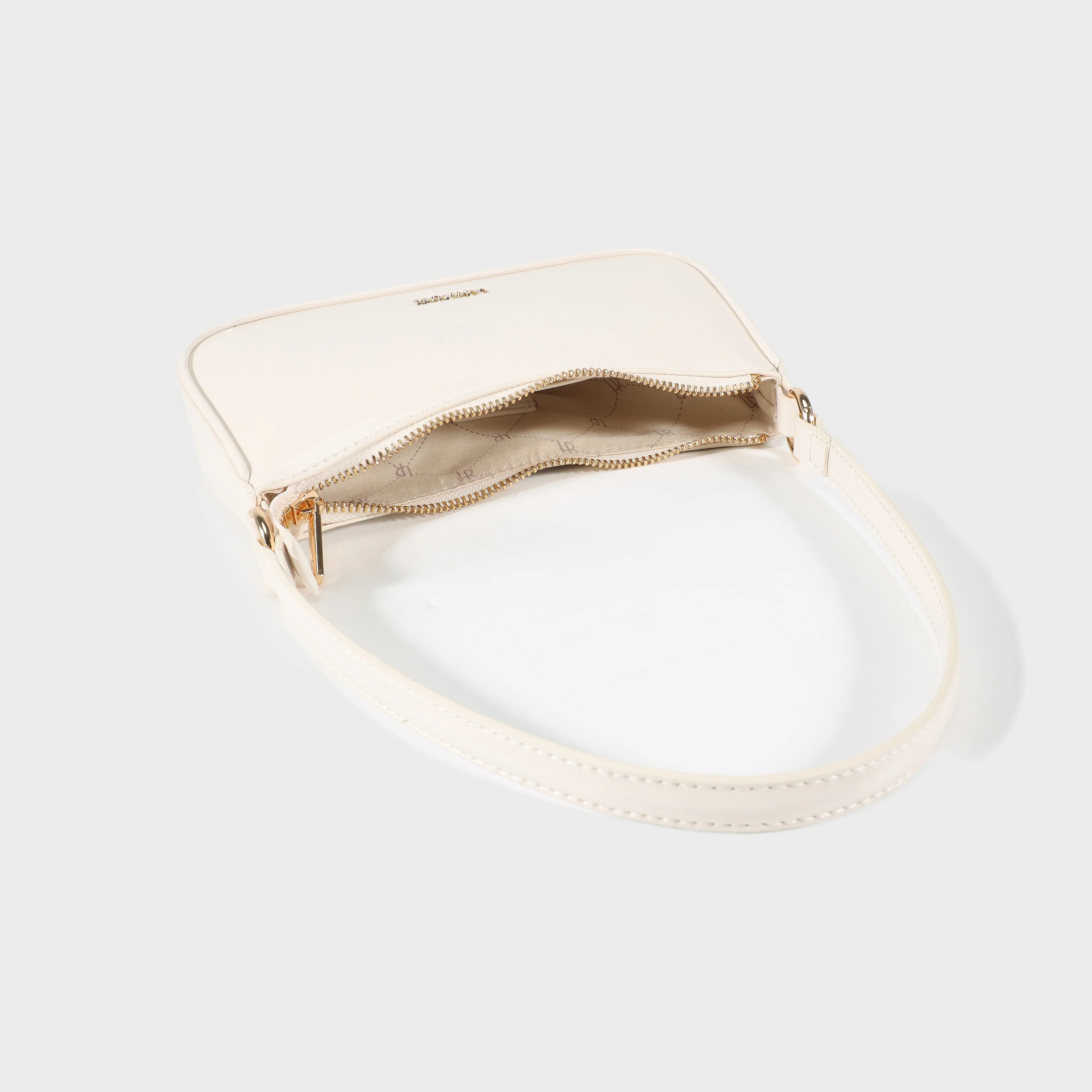 Label Rose Borsa a Spalla Emma Vernice Cream