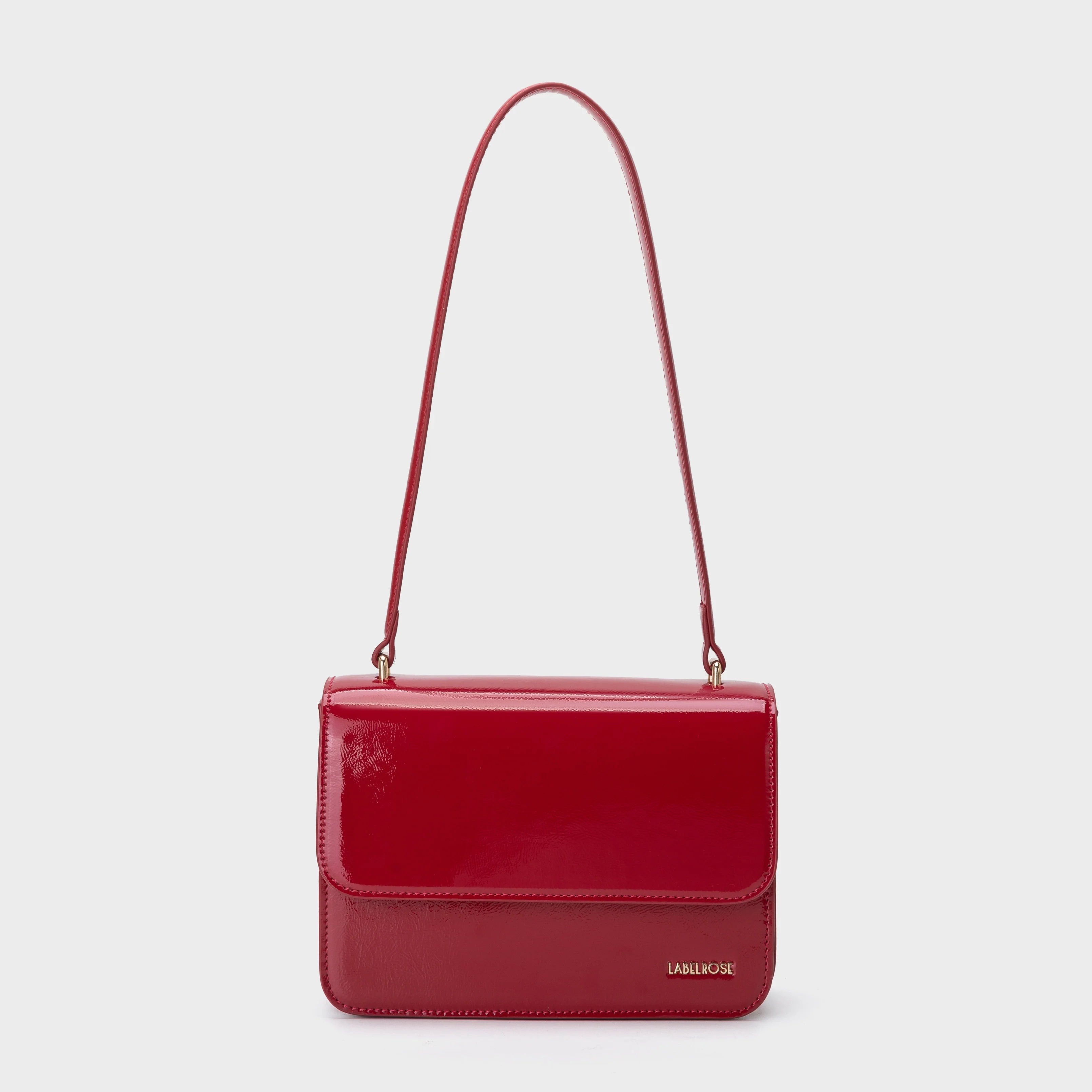 Label Rose Borsa a Spalla Flora cherry