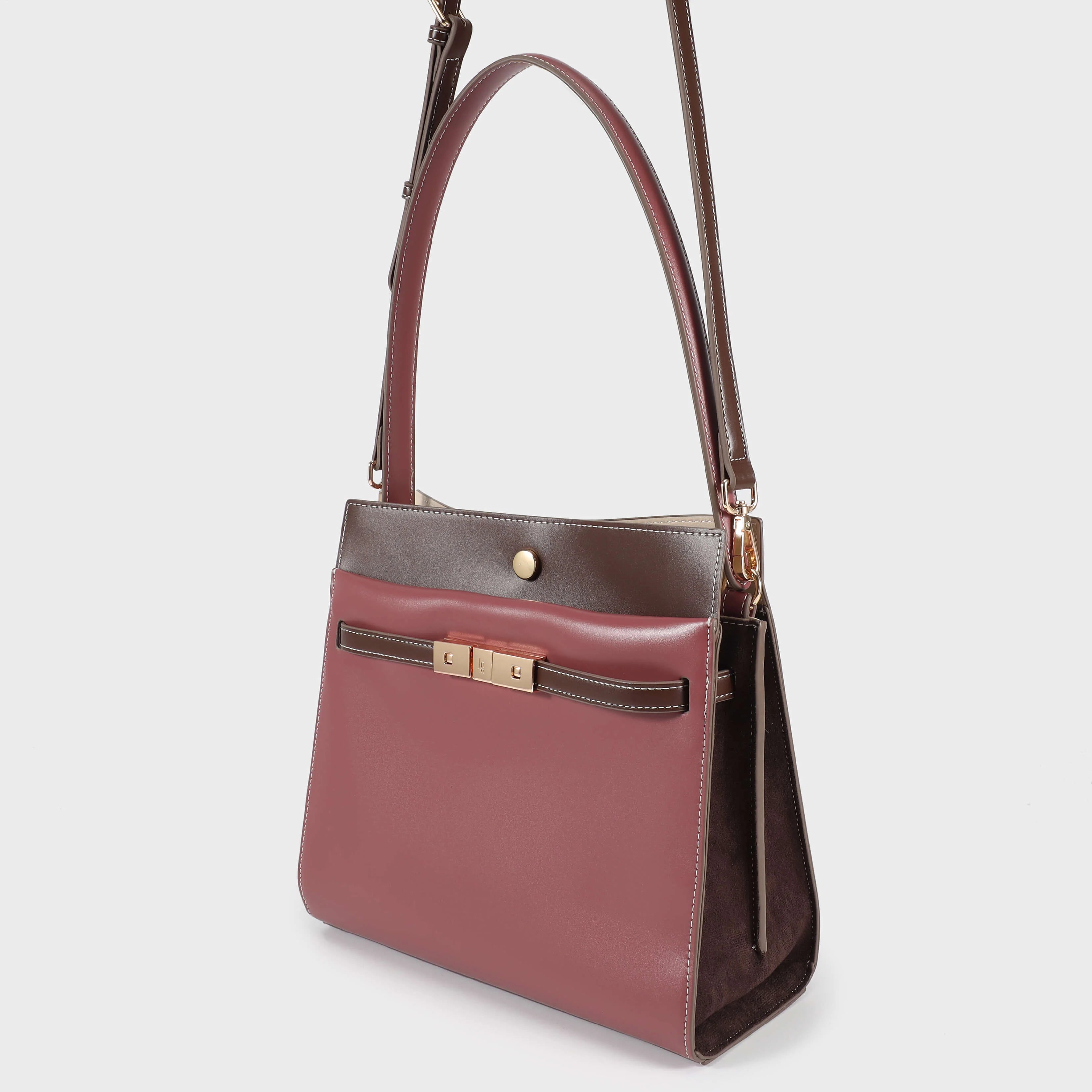 Label Rose Borsa a spalla GRACE MALVA