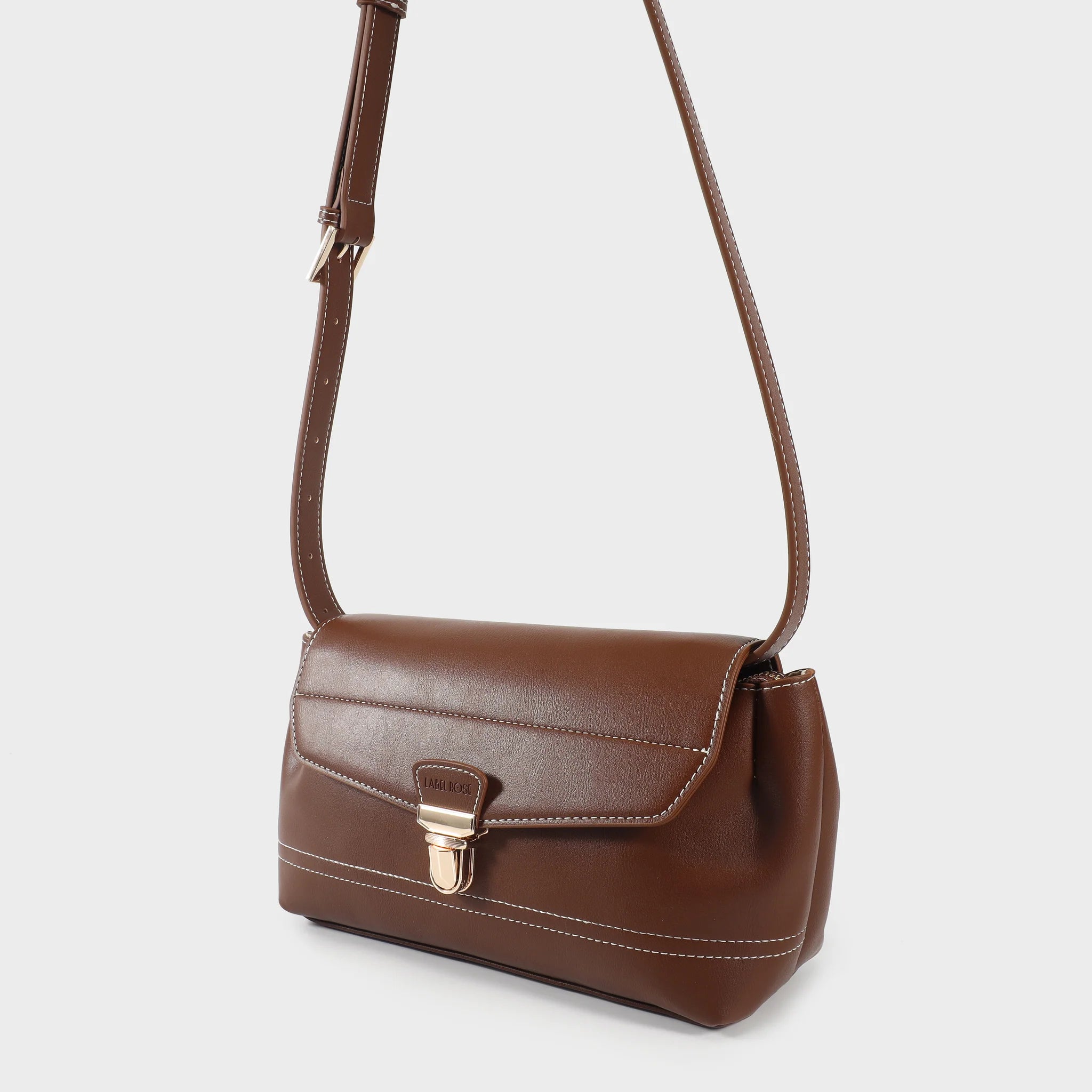 Label Rose Borsa a spalla GWYNETH- BROWN