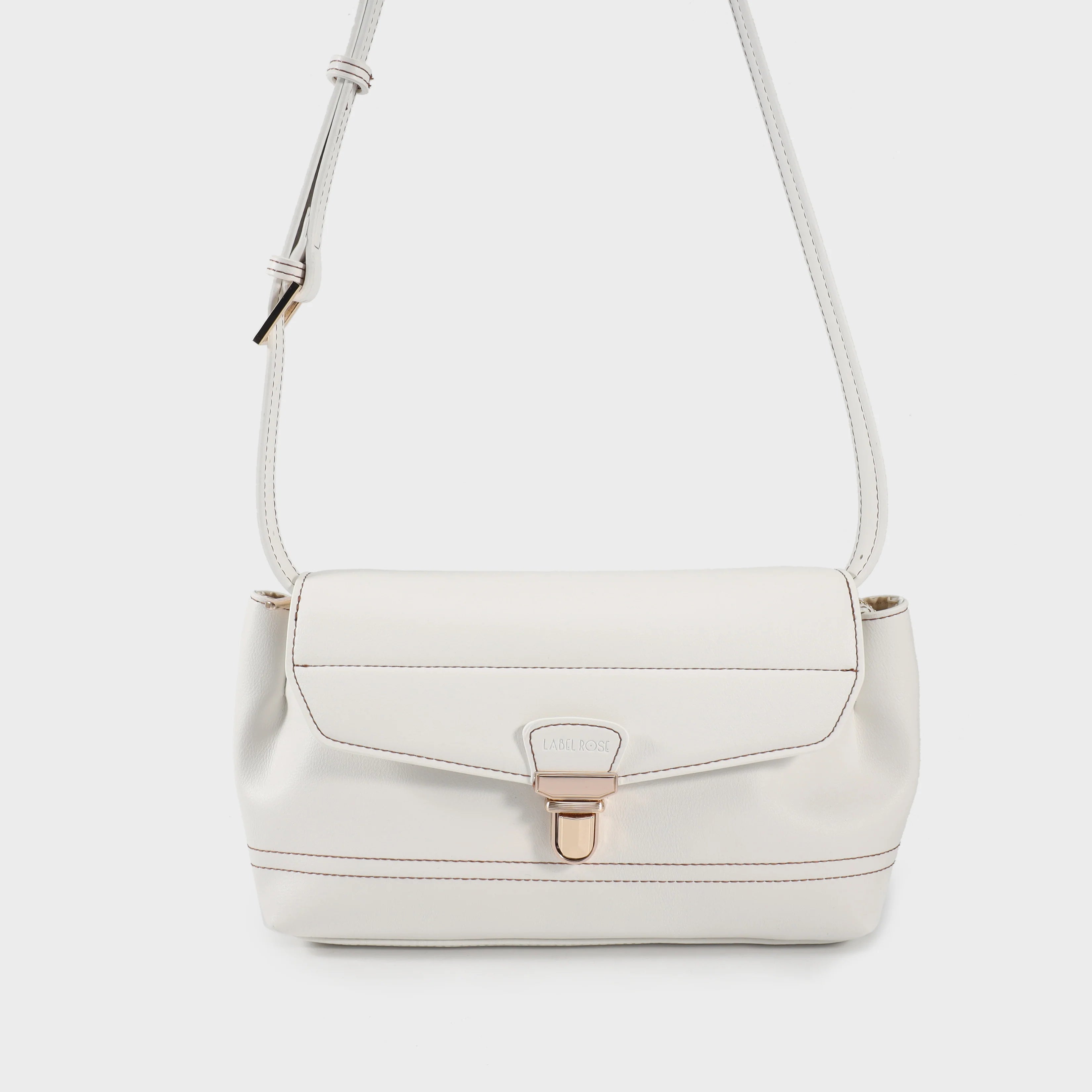 Label Rose Borsa a spalla GWYNETH- WHITE