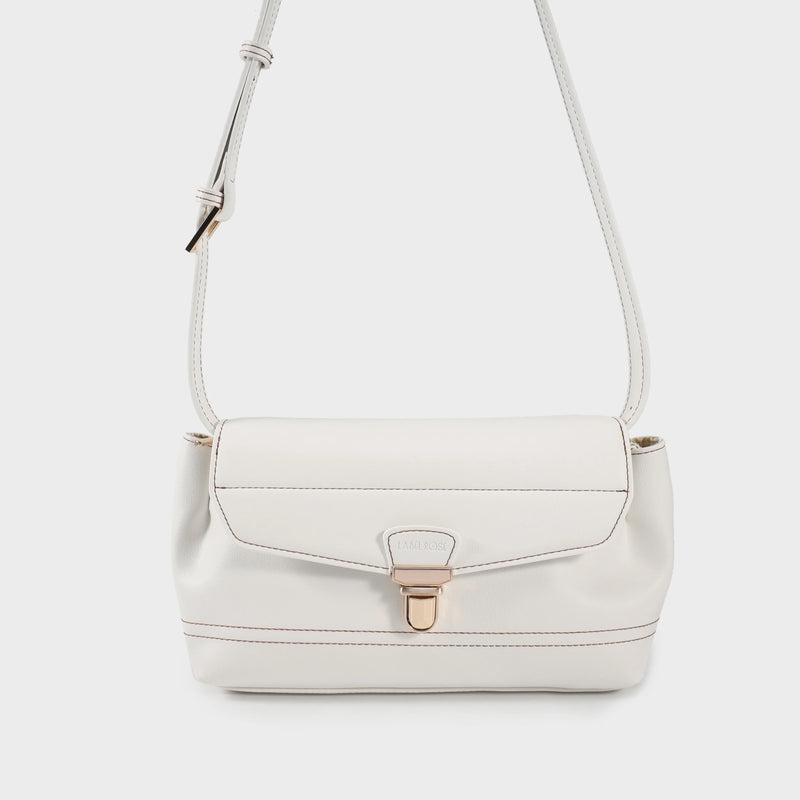 Label Rose Borsa a spalla GWYNETH- WHITE