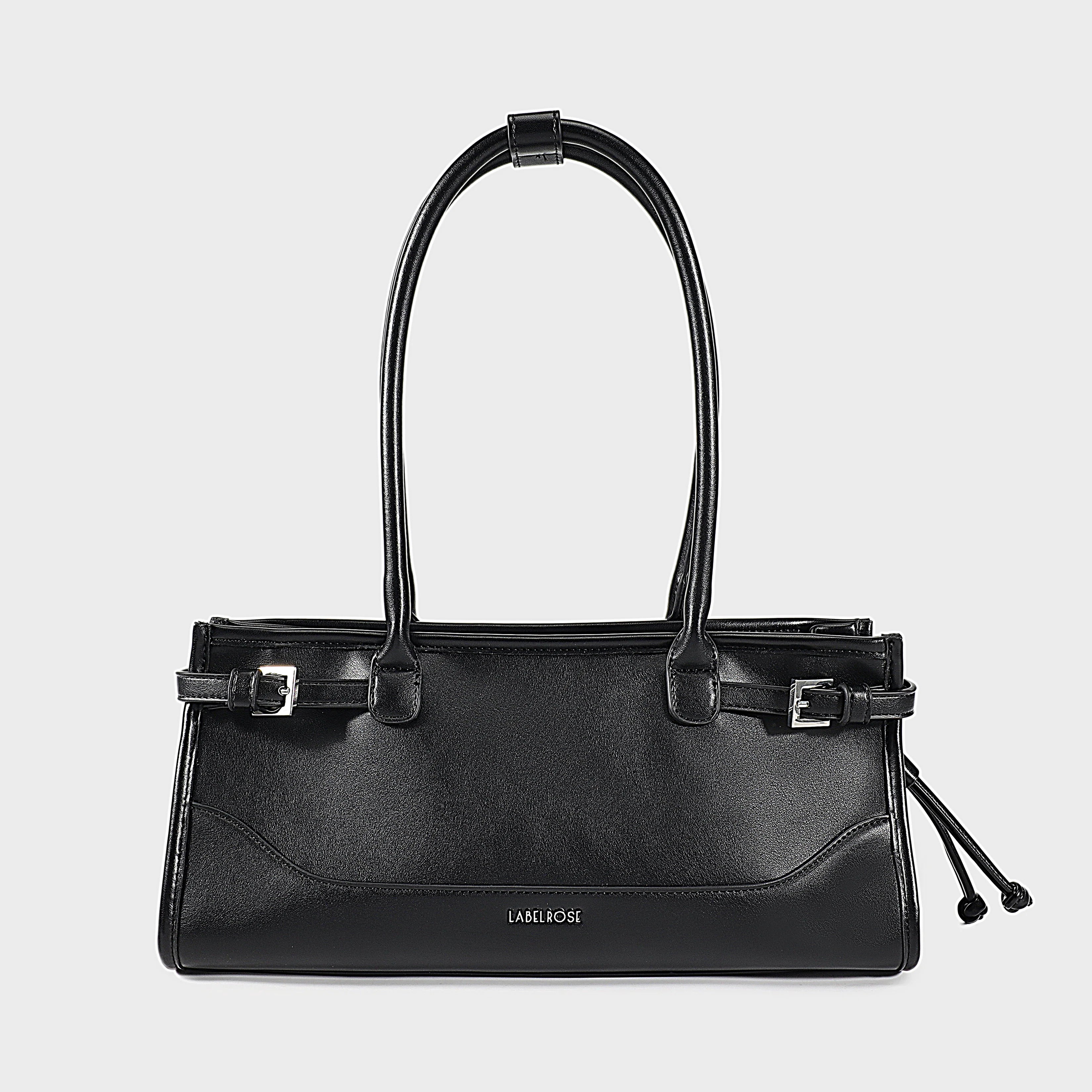 Label Rose Borsa a spalla SABOT - BLACK