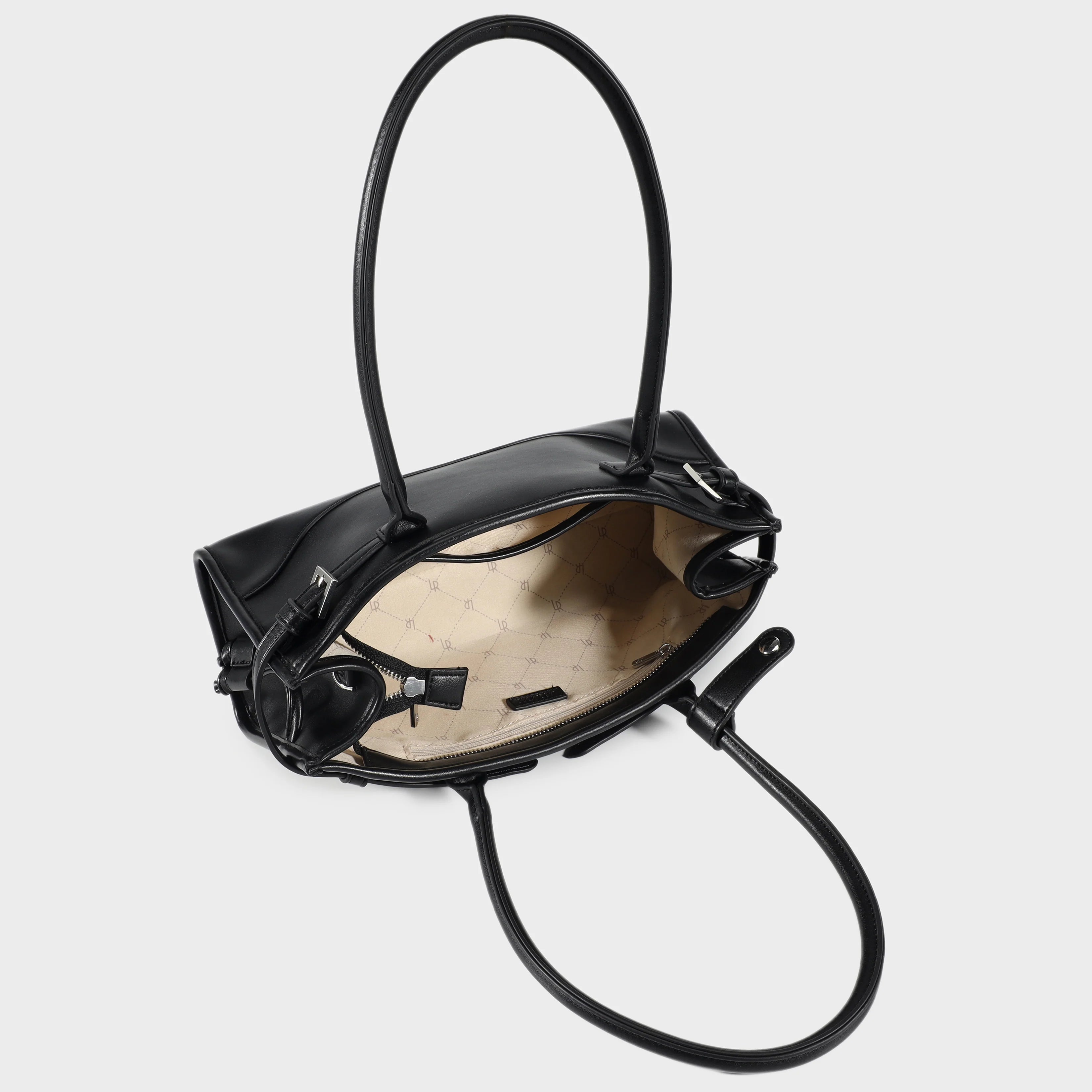 Label Rose Borsa a spalla SABOT - BLACK