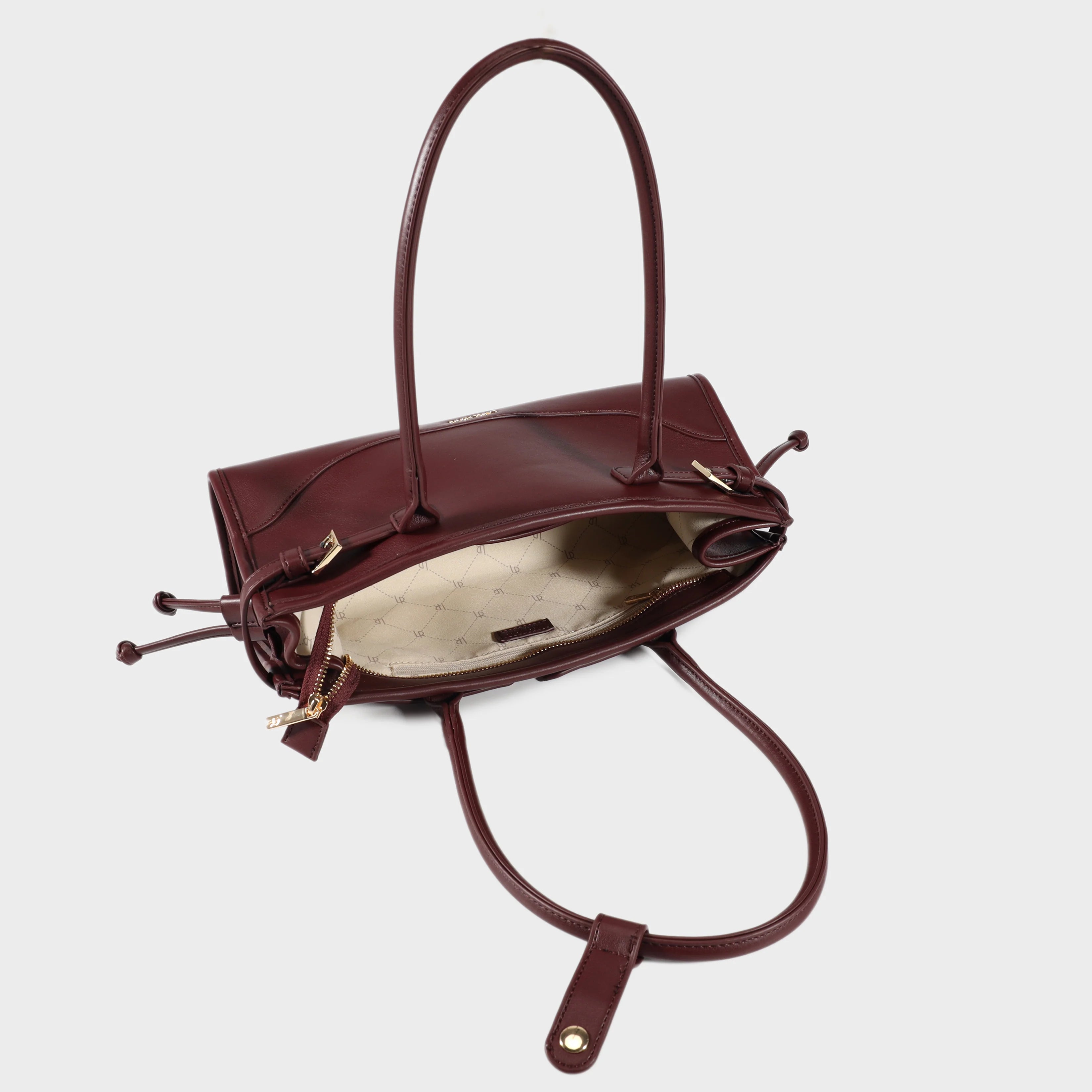 Label Rose Borsa a spalla SABOT- BORDEAUX