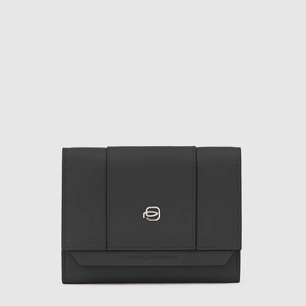 Piquadro portafoglio donna nero