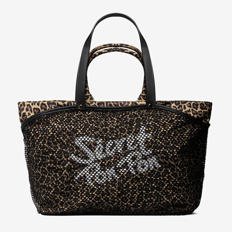 Secret Pon Pon Borsa a Mano City Tote Leopard