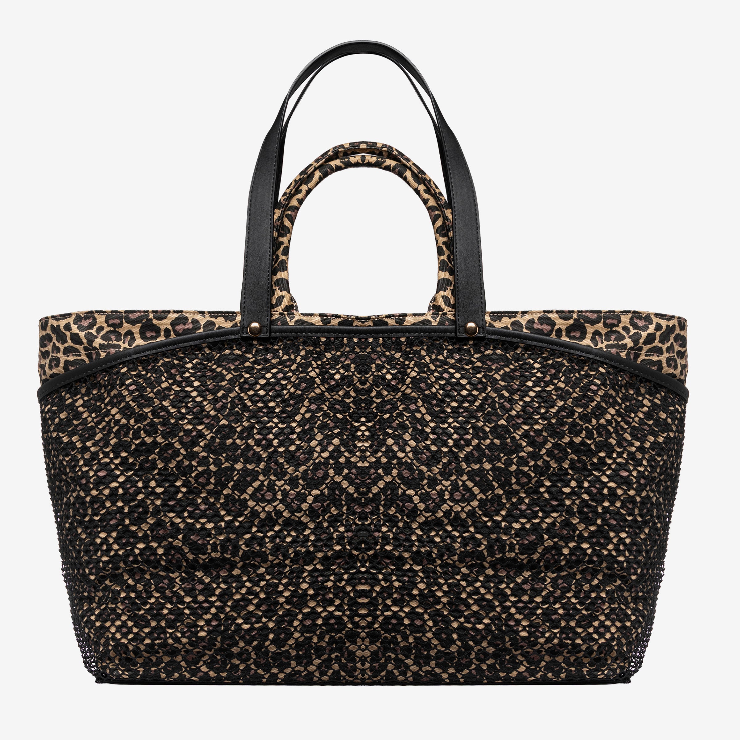 Secret Pon Pon Borsa a Mano City Tote Leopard