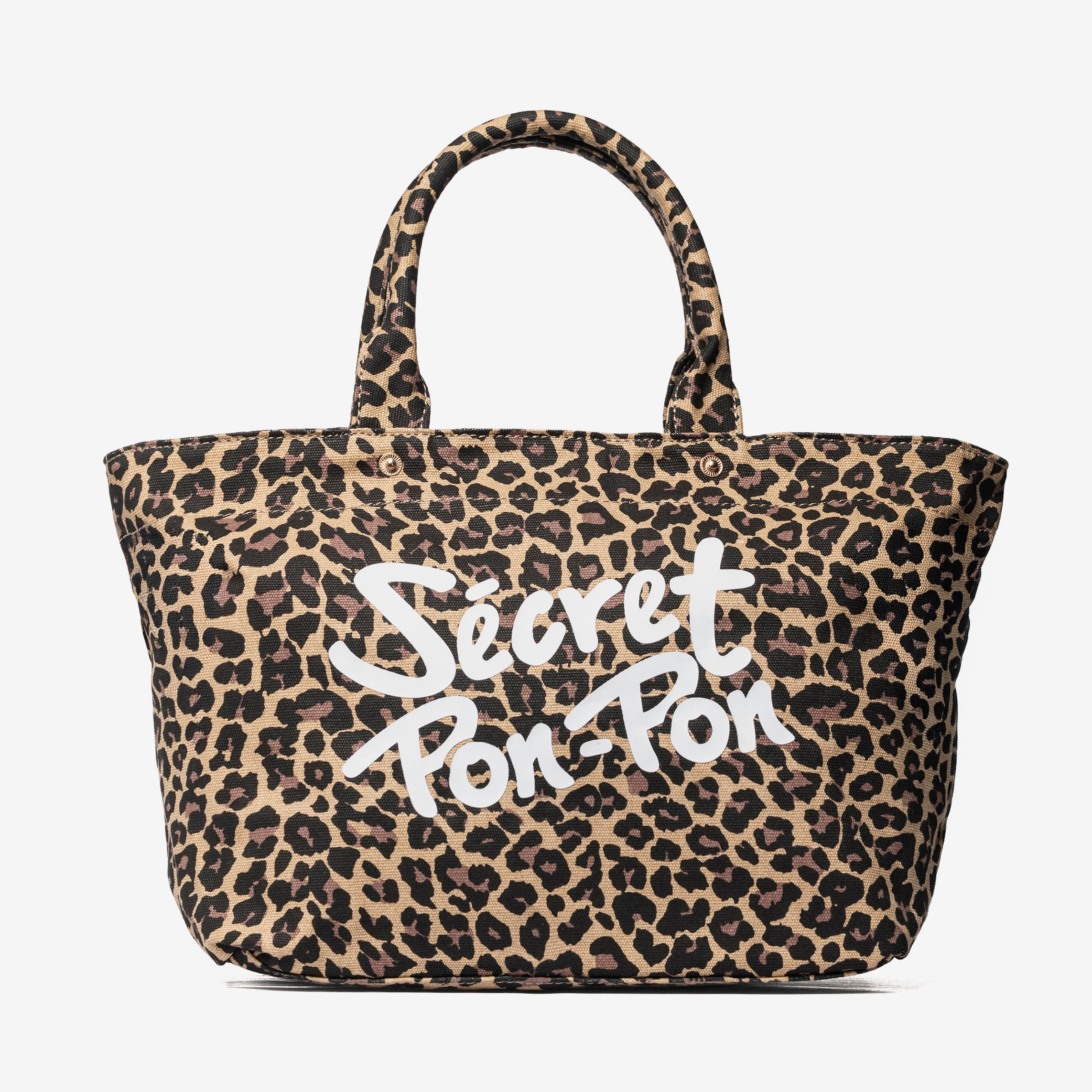 Secret Pon Pon Borsa a Mano City Tote M Leopard