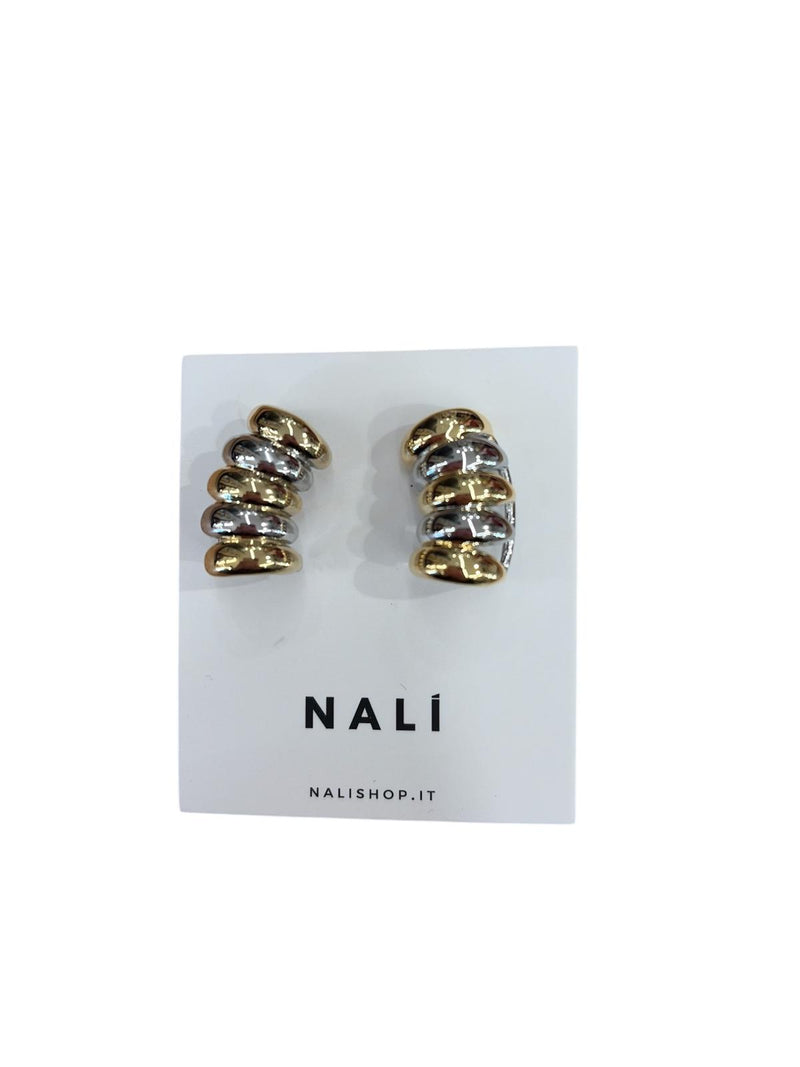 Nali' Orecchini Earcuff Spirale Over Oro/Argento DWOR0260