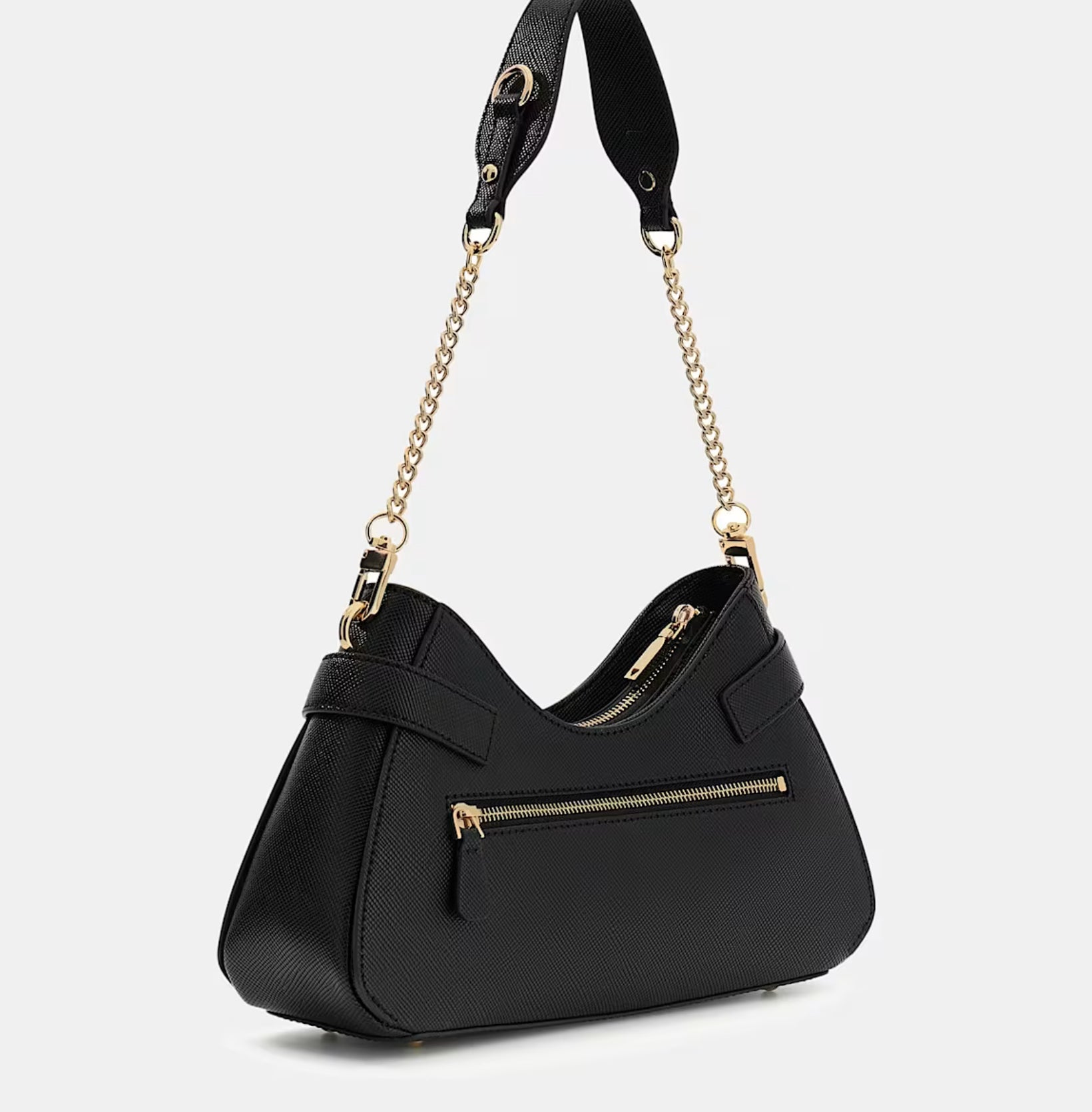 Guess Borsa a spalla Serenova Saffiano Nera