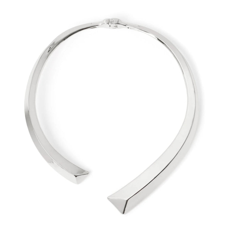 Sodini Bijoux Collana semirigida profilo a tre lati Livia - Argento 80C013A