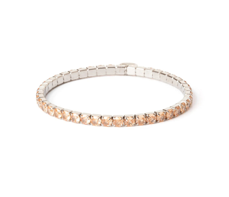 Sodini Bracciale elastico piccoli zirconi Venus - Champagne
