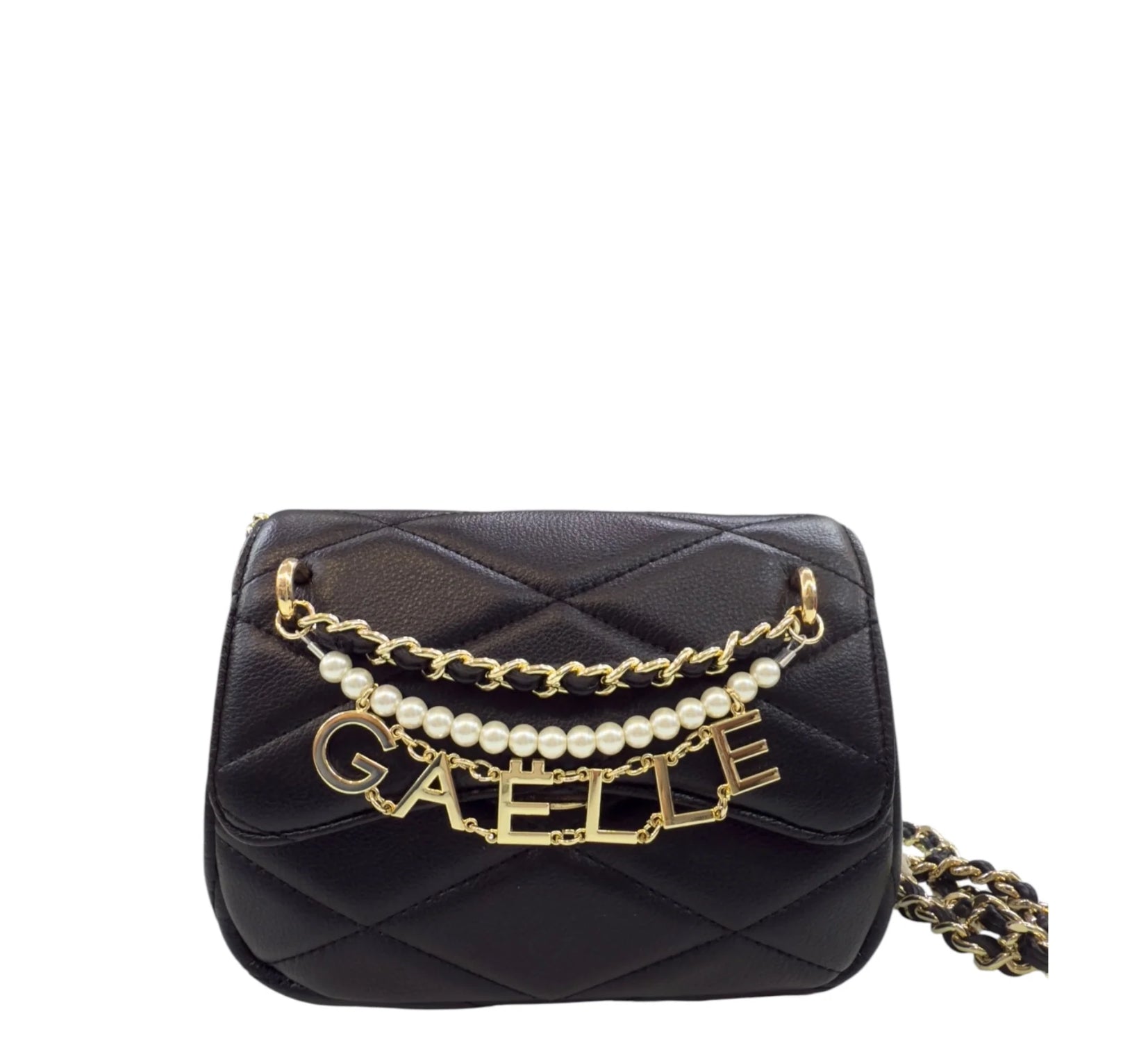 GAELLE BORSA Borsa a Tracolla E PERLE GAACW02442 NERO