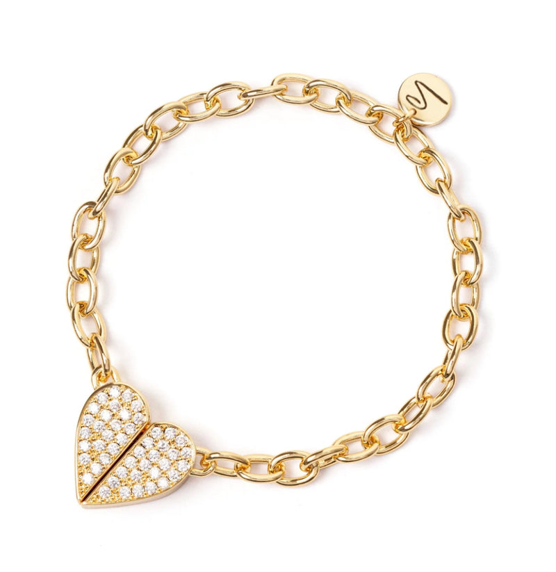 Sodini Bijoux Bracciale cuore di pavè #Sharethelove - Oro 842403D