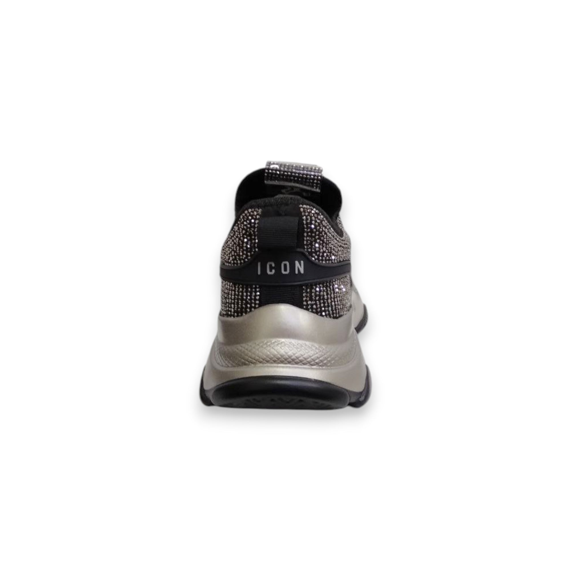 Icon Scarpa Nera con Strass
