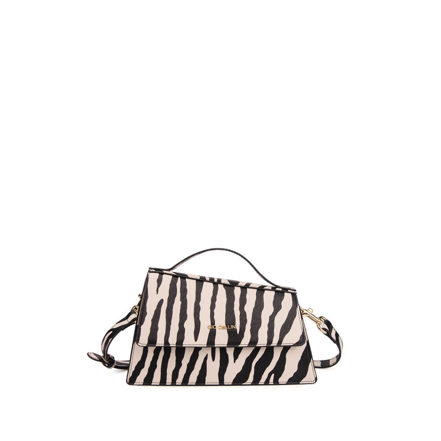 Gio cellini borsa a mano/tracolla zebrata