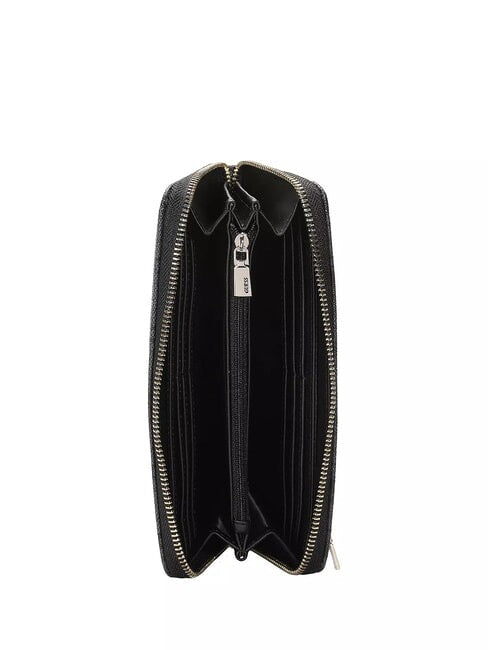 Guess Portafoglio Grande Brenton Logato Nero