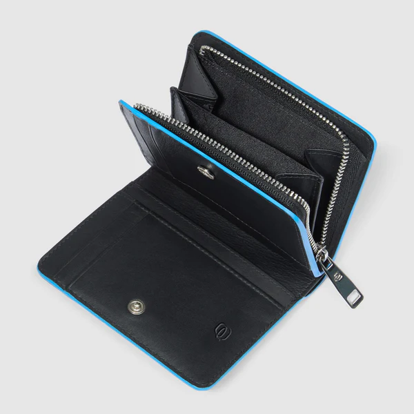 Piquadro Portafoglio Mini Donna Nero