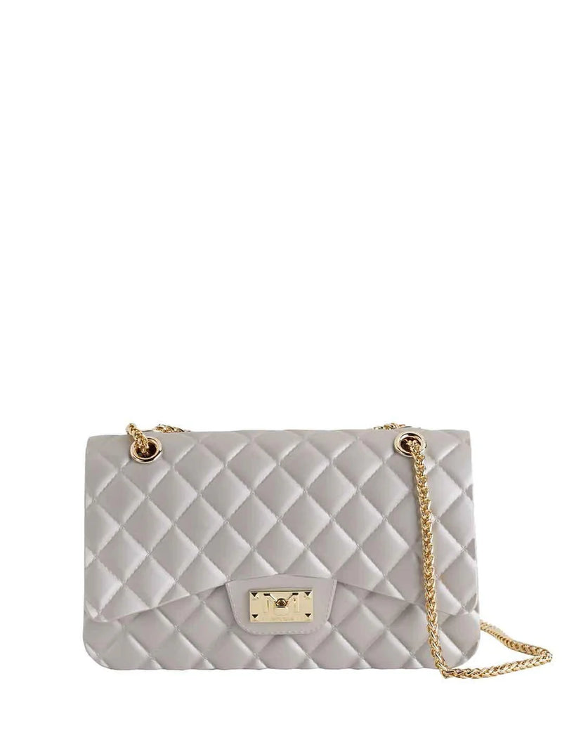 Marc Ellis borsa a spalla Flat Falcon M Taupe/Light Gold