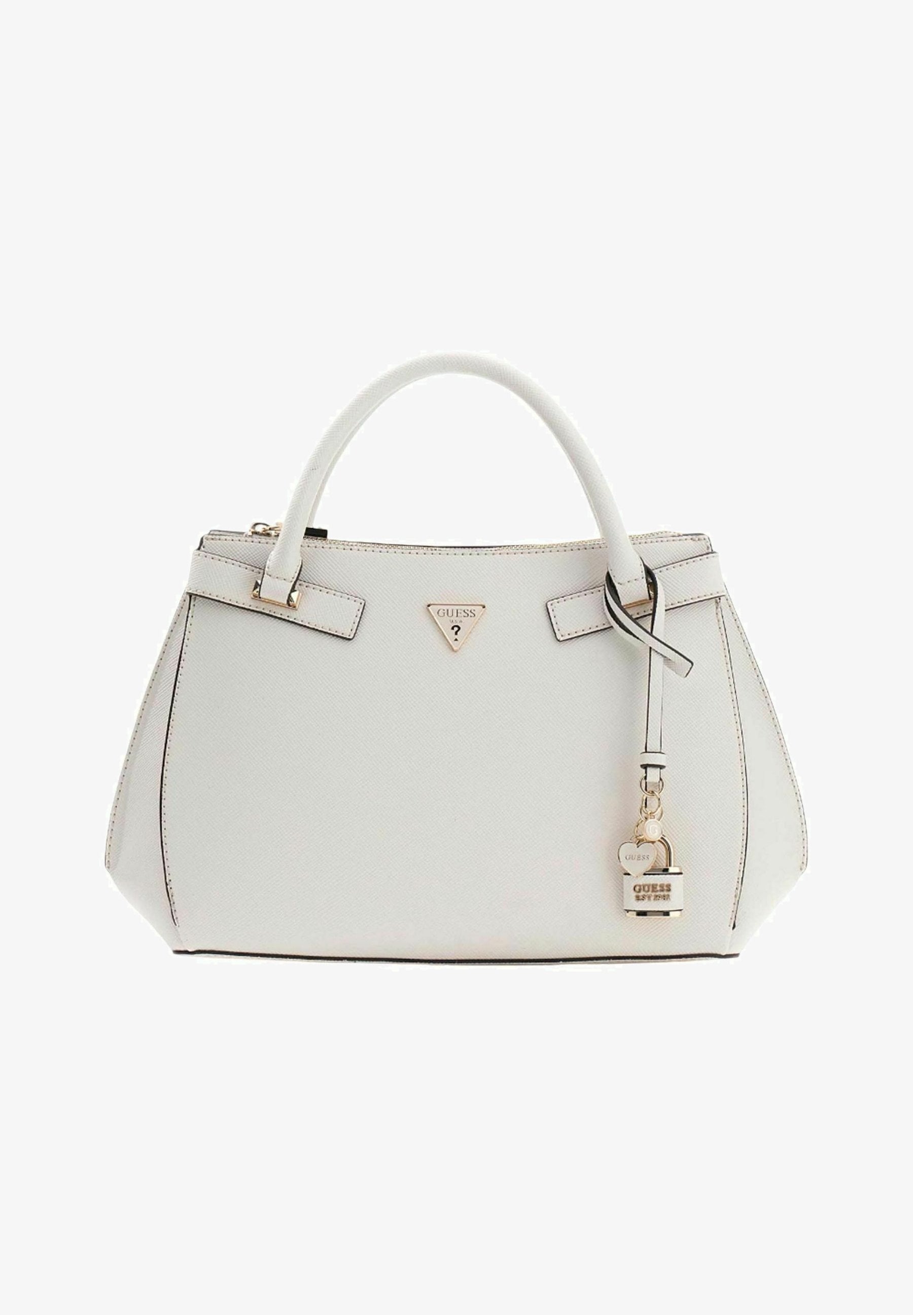Guess Borsa a mano Serenova Saffiano off White