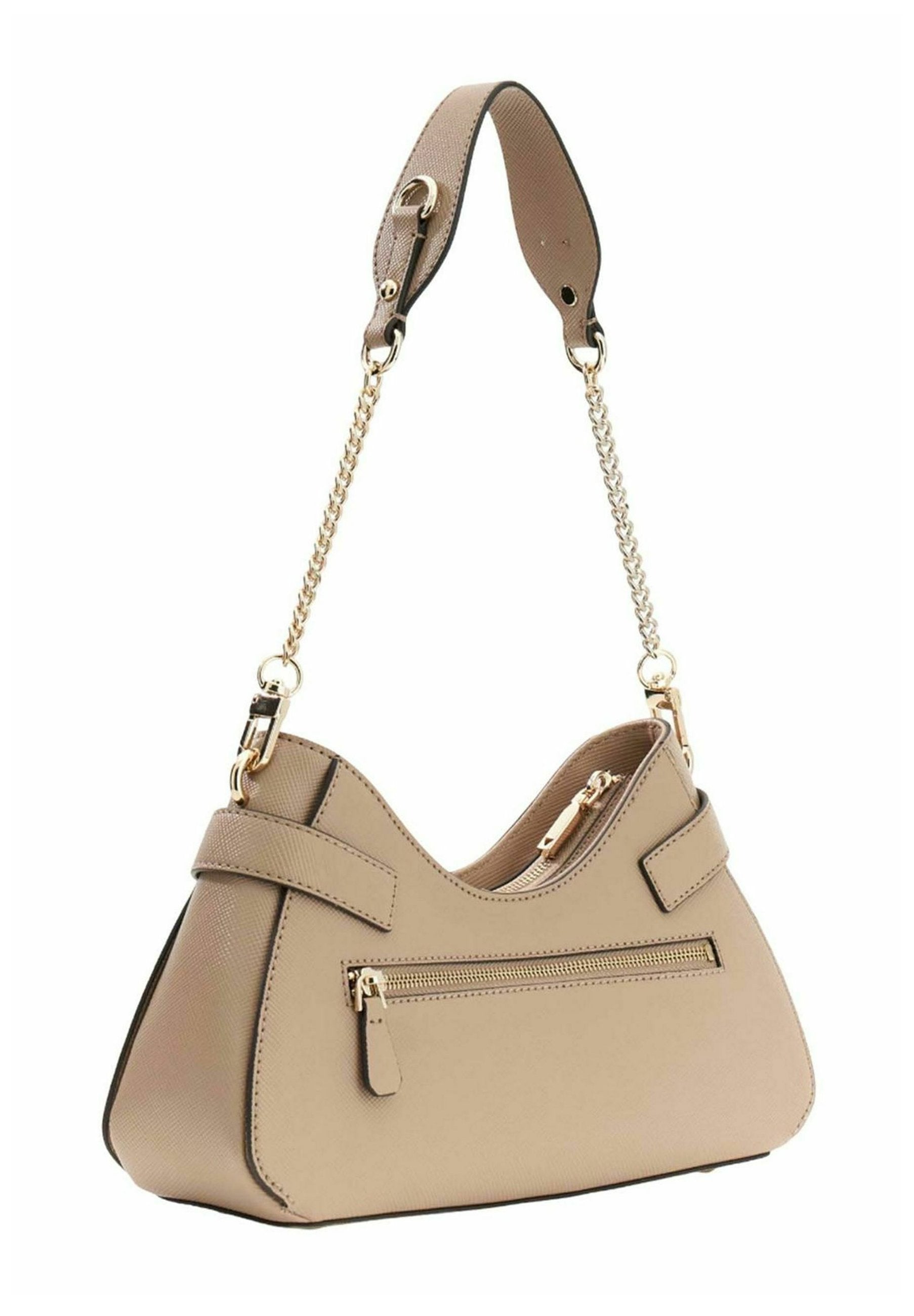 Guess Borsa a spalla Serenova Saffiano Pale Mocha