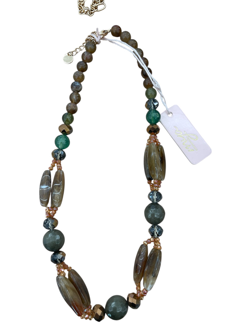 Mya Accessories Collana In Pietre Colorate