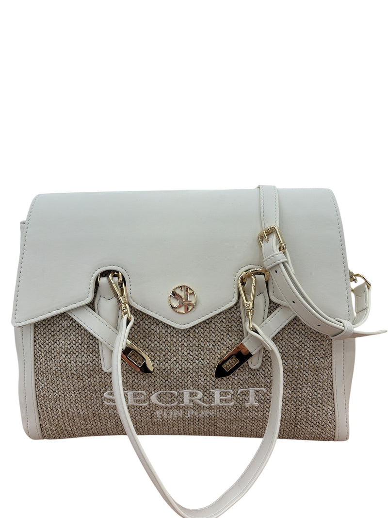Secret Pon Pon Borsa A Mano Bianca