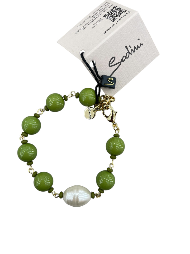 Sodini Bracciale con Perle Verdi 832359BO