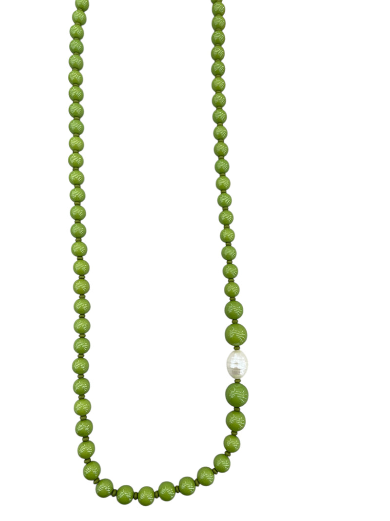 Sodini Collana con Perle Verdi 832356BO