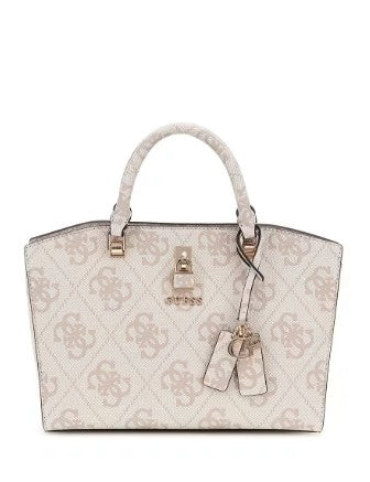 Guess Borsa a Mano Queensland Logata Rosa