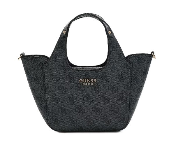 Guess Borsa a mano Calista Mini Logata Grigio Nero