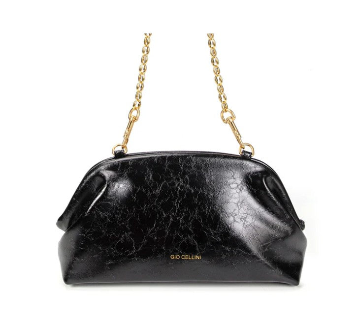 Gio cellini borsa a mano Nera lucida