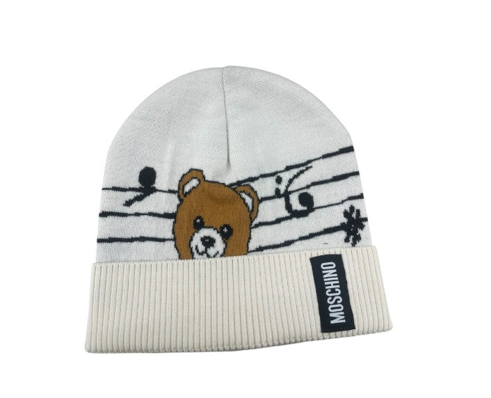 Berretto In Misto Lana Bianco