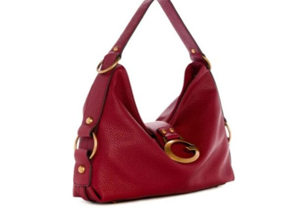 GUESS BORSA A SPALLA BORDEAUX