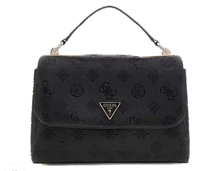 GUESS BORSA A MANO/TRACOLLA NERA