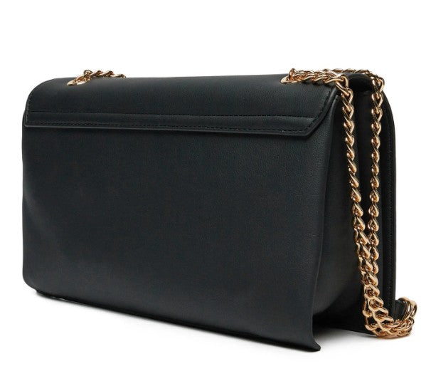 Borsa a Spalla/Tracolla Nera/Oro