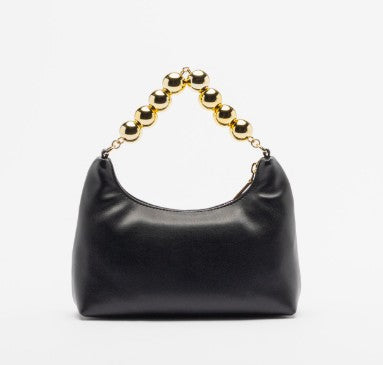 Love Moschino Borsa a mano/tracolla Nera con dettagli in oro