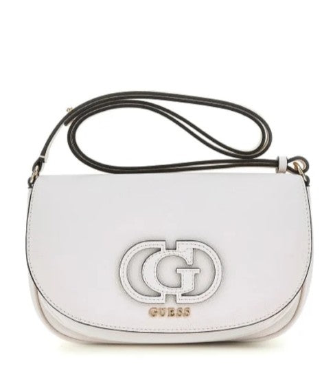 Borsa a Tracolla Guess Panna