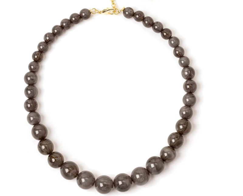 Girocollo a sfere degradè Ester - Grigio